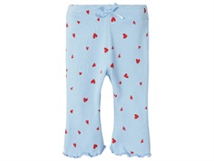 Name It chambray blue heart flare pants